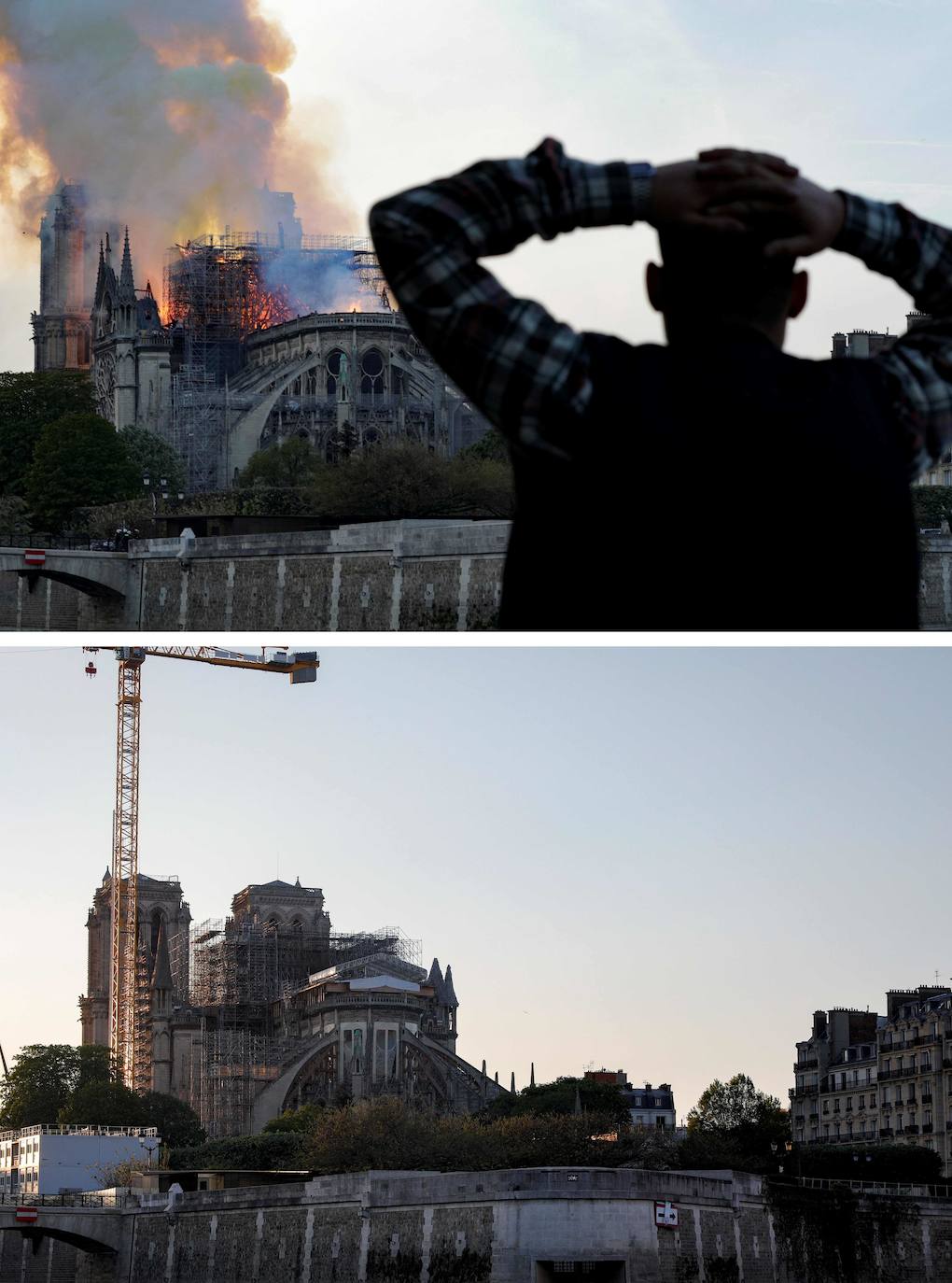 Un año después del incendio que destruyó el tejado de la catedral de Notre Dame y conmocionó al planeta, la restauración está lejos de haberse iniciado