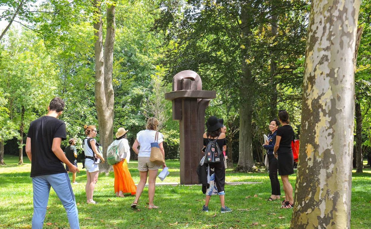 Visitantes el pasado verano en Chillida Leku