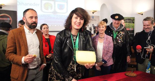 Azipea Oihaneder protagonizó el año pasado el corte en Ordizia.