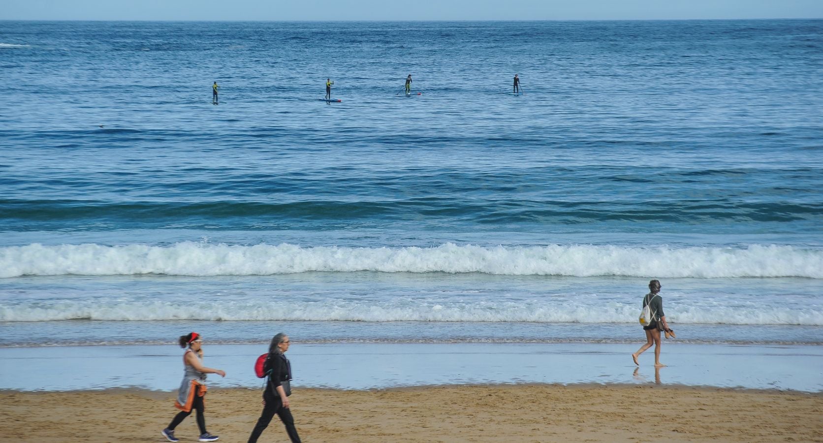 Fotos: Momentos de sol y playa en Donostia