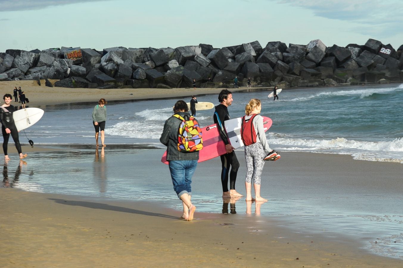 Fotos: Momentos de sol y playa en Donostia