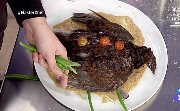 La perdiz que presentó la concursante.