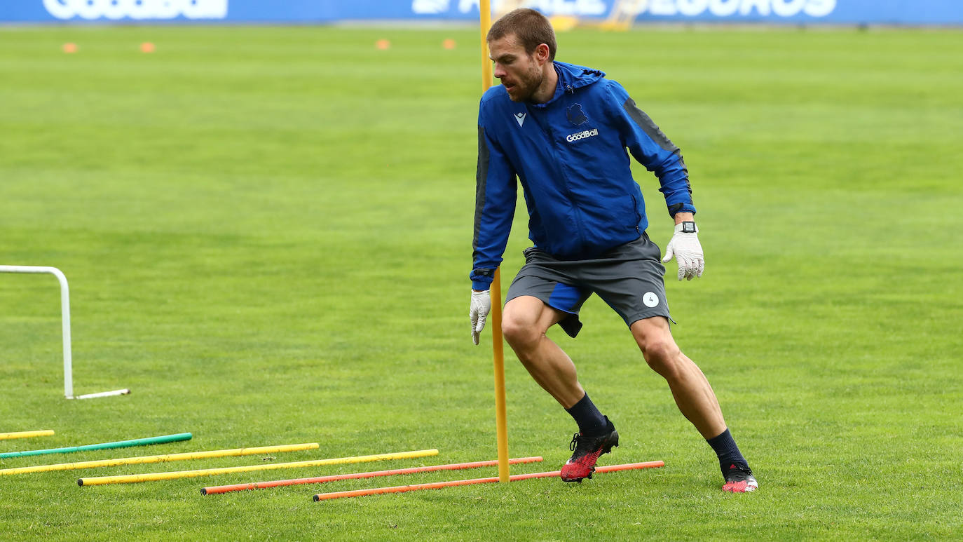 Fotos: Tercera sesión en Zubieta tras el parón por el coronavirus