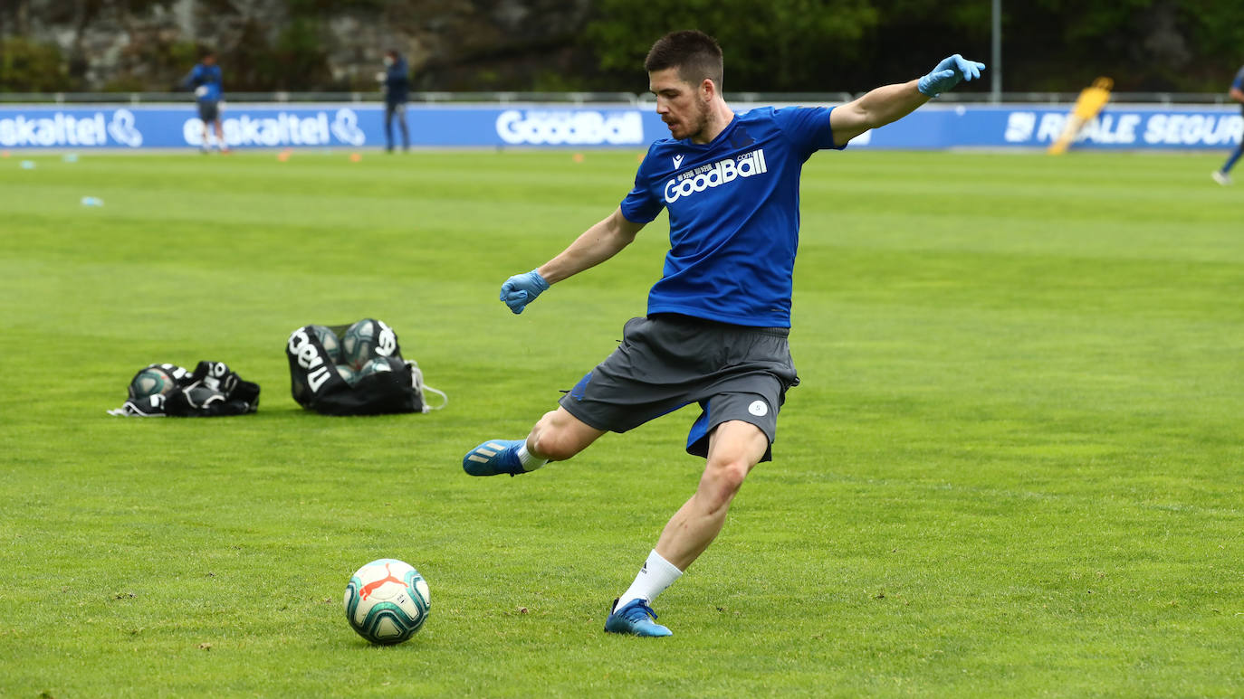 Fotos: Tercera sesión en Zubieta tras el parón por el coronavirus