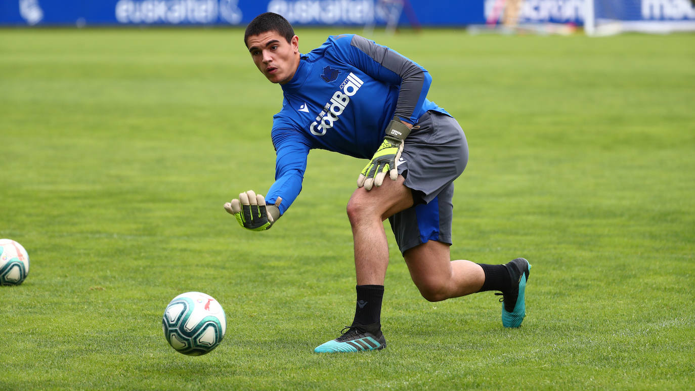 Fotos: Tercera sesión en Zubieta tras el parón por el coronavirus