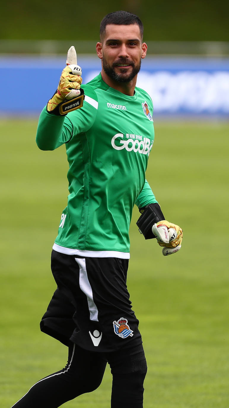 Fotos: Tercera sesión en Zubieta tras el parón por el coronavirus