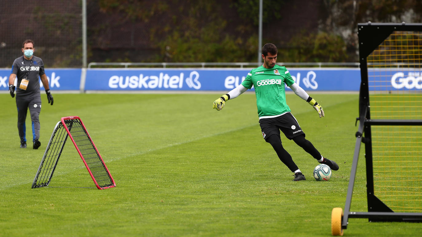 Fotos: Tercera sesión en Zubieta tras el parón por el coronavirus