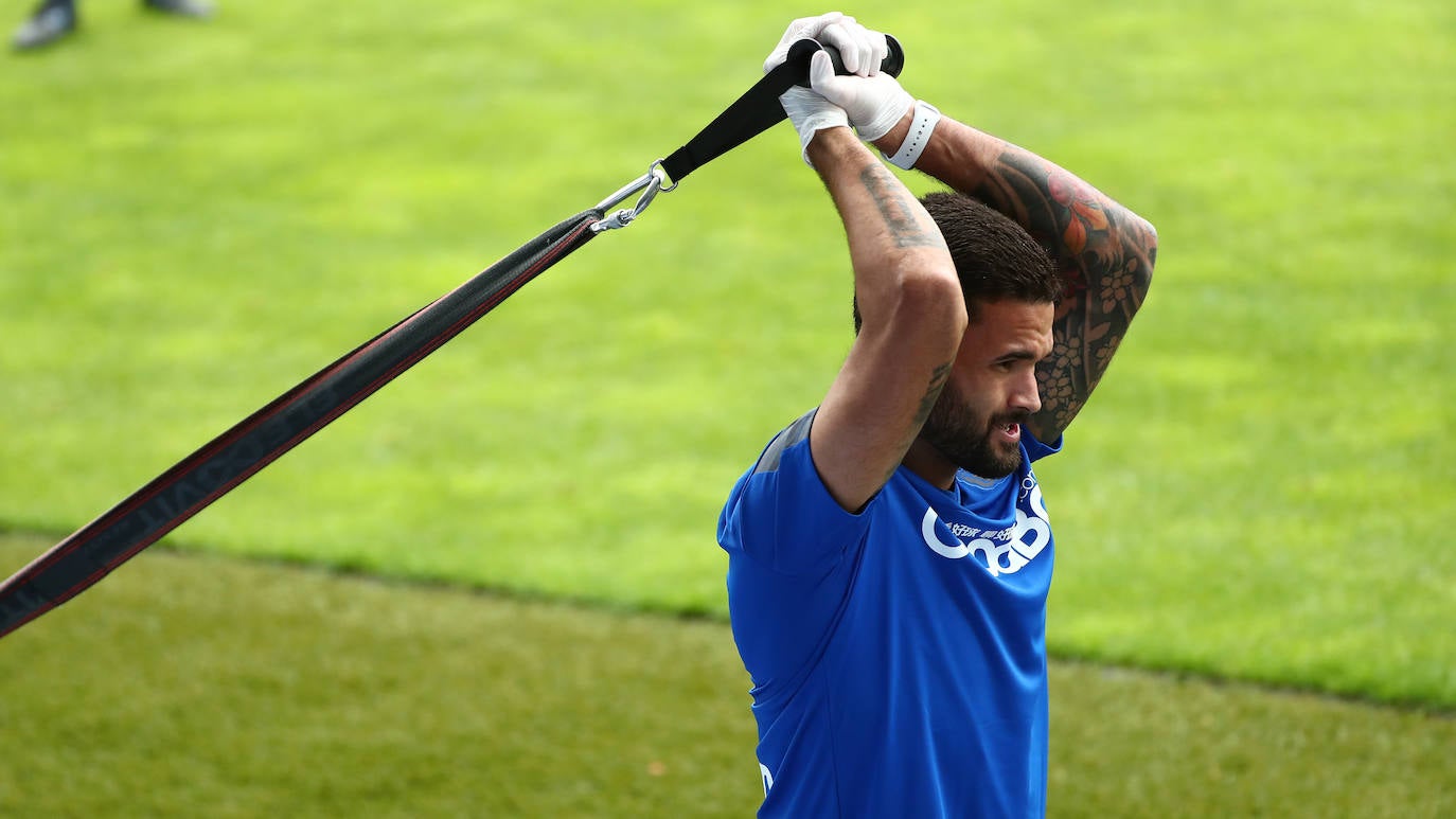 Fotos: Tercera sesión en Zubieta tras el parón por el coronavirus