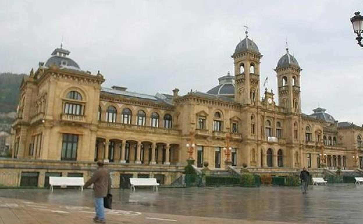 Imagen del ayuntamiento de San Sebastián. 