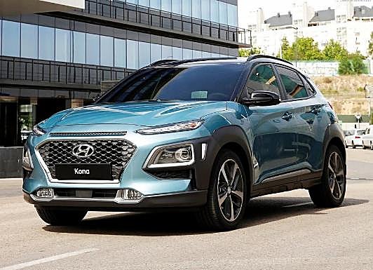 Hyundai Kona eléctico, uno de los modelos más potentes del mercado.