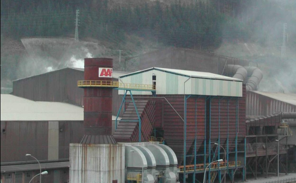 Planta en Bergara de Arcelor, que ha desistido de realizar despidos. 