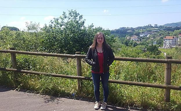 Maite Arizqueta, ayer.