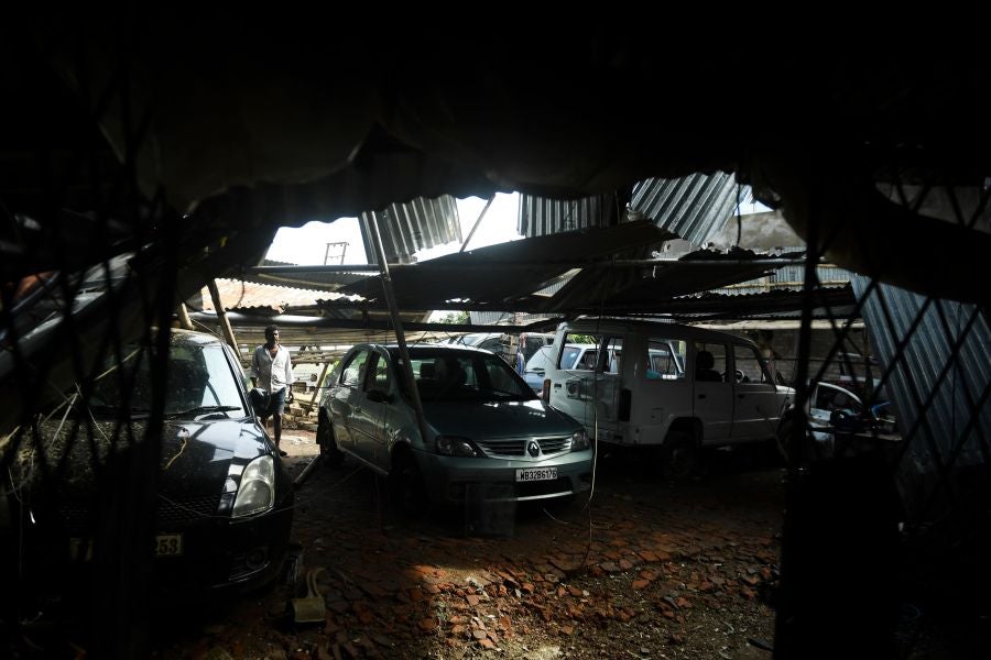 El super cilcón 'Amphan' arrasa India y Bangladesh. 