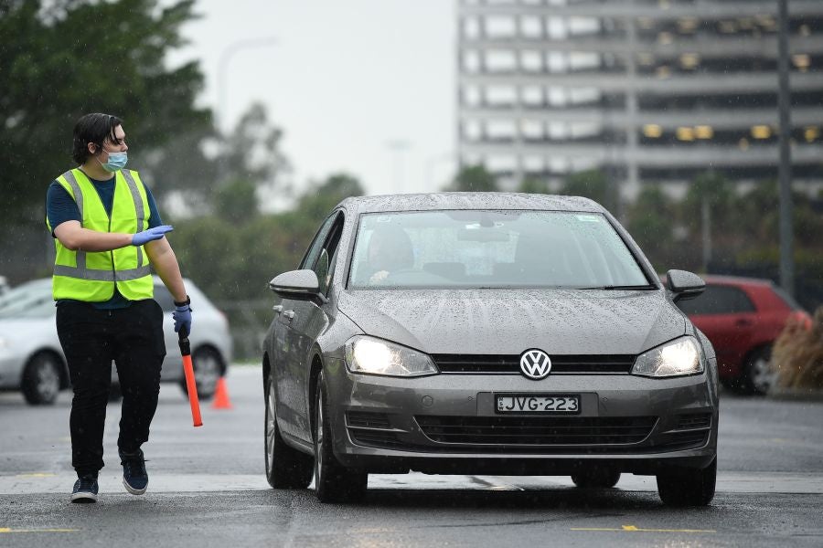 Concierto en modo 'drive-in' en Sidney. 