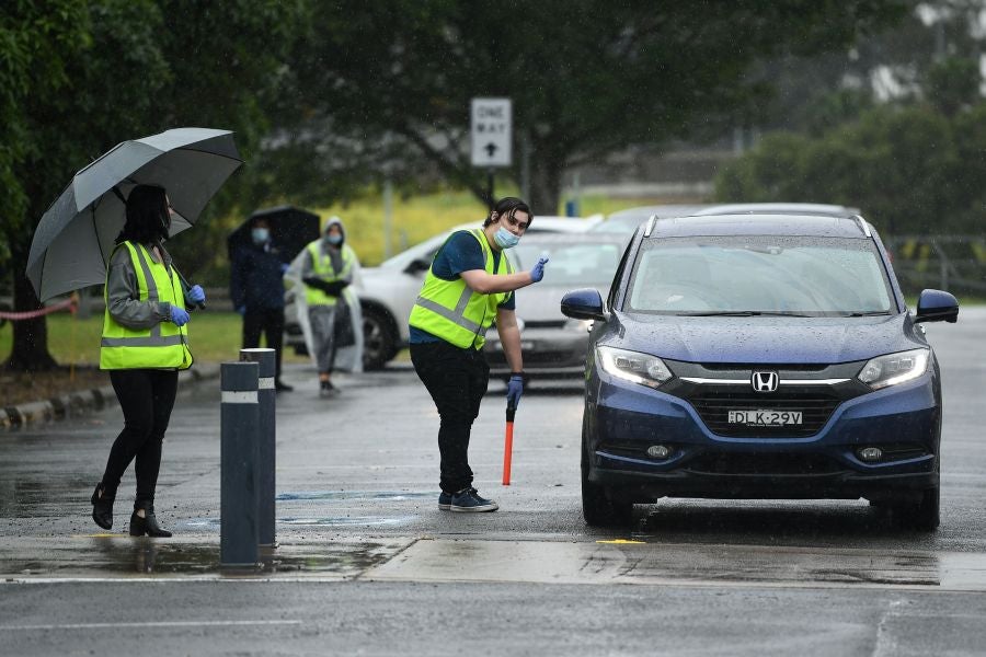 Concierto en modo 'drive-in' en Sidney. 