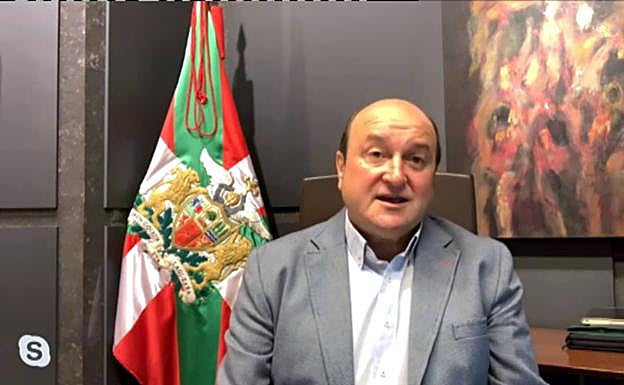 Andoni Ortuzar, en la entrevista concedida a Telecinco.