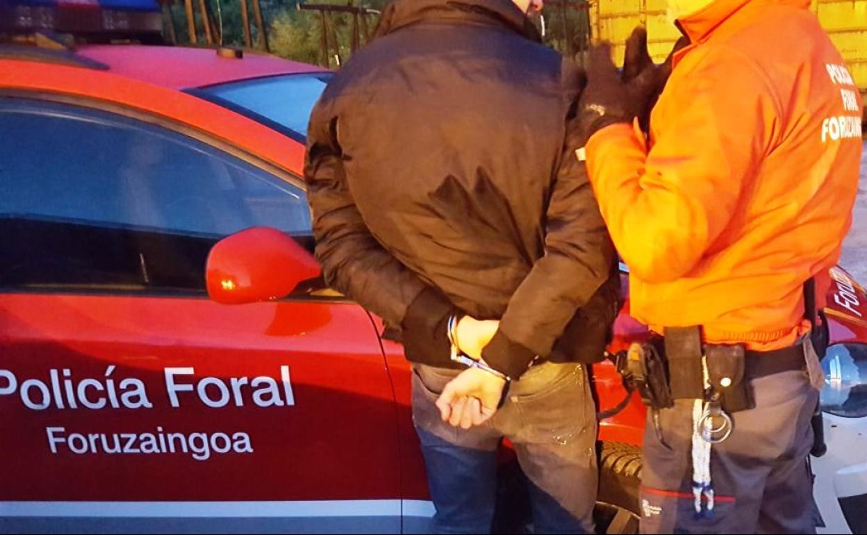 El arresto en Sunbilla.