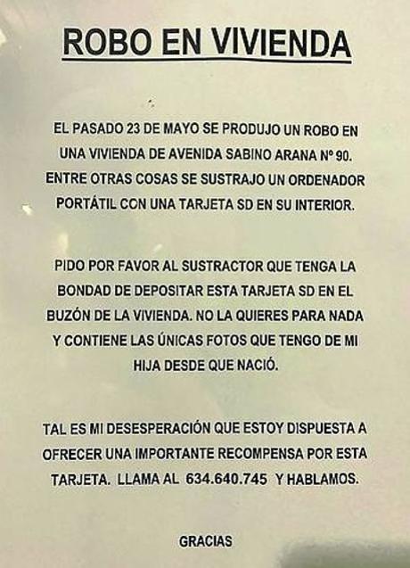 Imagen - Cartel distribuido por Leioa.