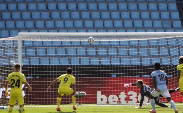 El gol de Trigueros que decantó el partido. 