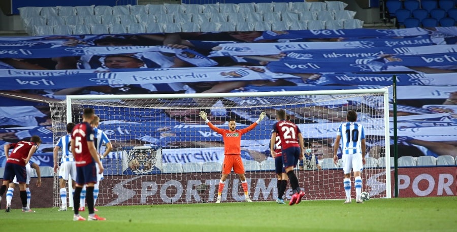 La Real Sociedad y Osasuna han jugado este domingo en el Reale Arena en la vuelta de LaLiga para ambos conjuntos