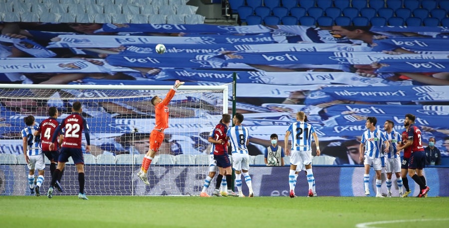 La Real Sociedad y Osasuna han jugado este domingo en el Reale Arena en la vuelta de LaLiga para ambos conjuntos
