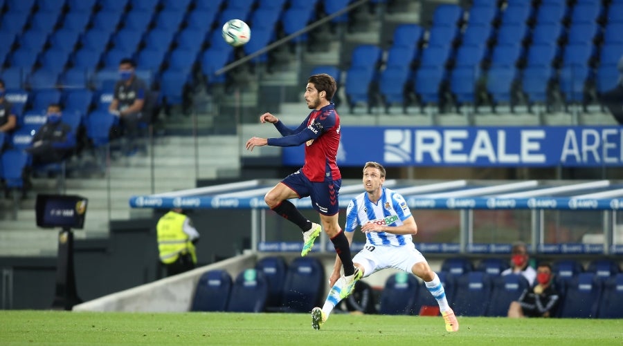La Real Sociedad y Osasuna han jugado este domingo en el Reale Arena en la vuelta de LaLiga para ambos conjuntos