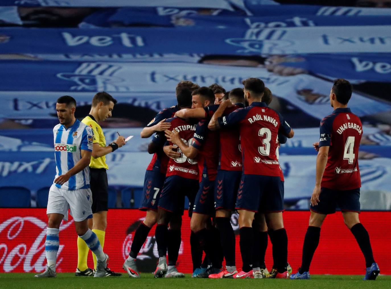 La Real Sociedad y Osasuna han jugado este domingo en el Reale Arena en la vuelta de LaLiga para ambos conjuntos