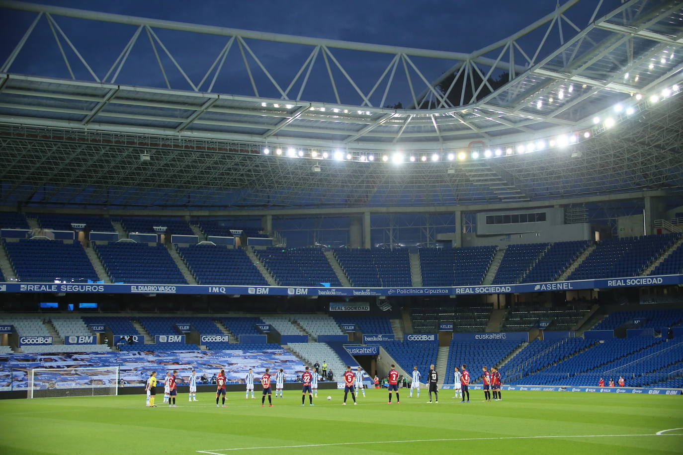 La Real Sociedad y Osasuna han jugado este domingo en el Reale Arena en la vuelta de LaLiga para ambos conjuntos