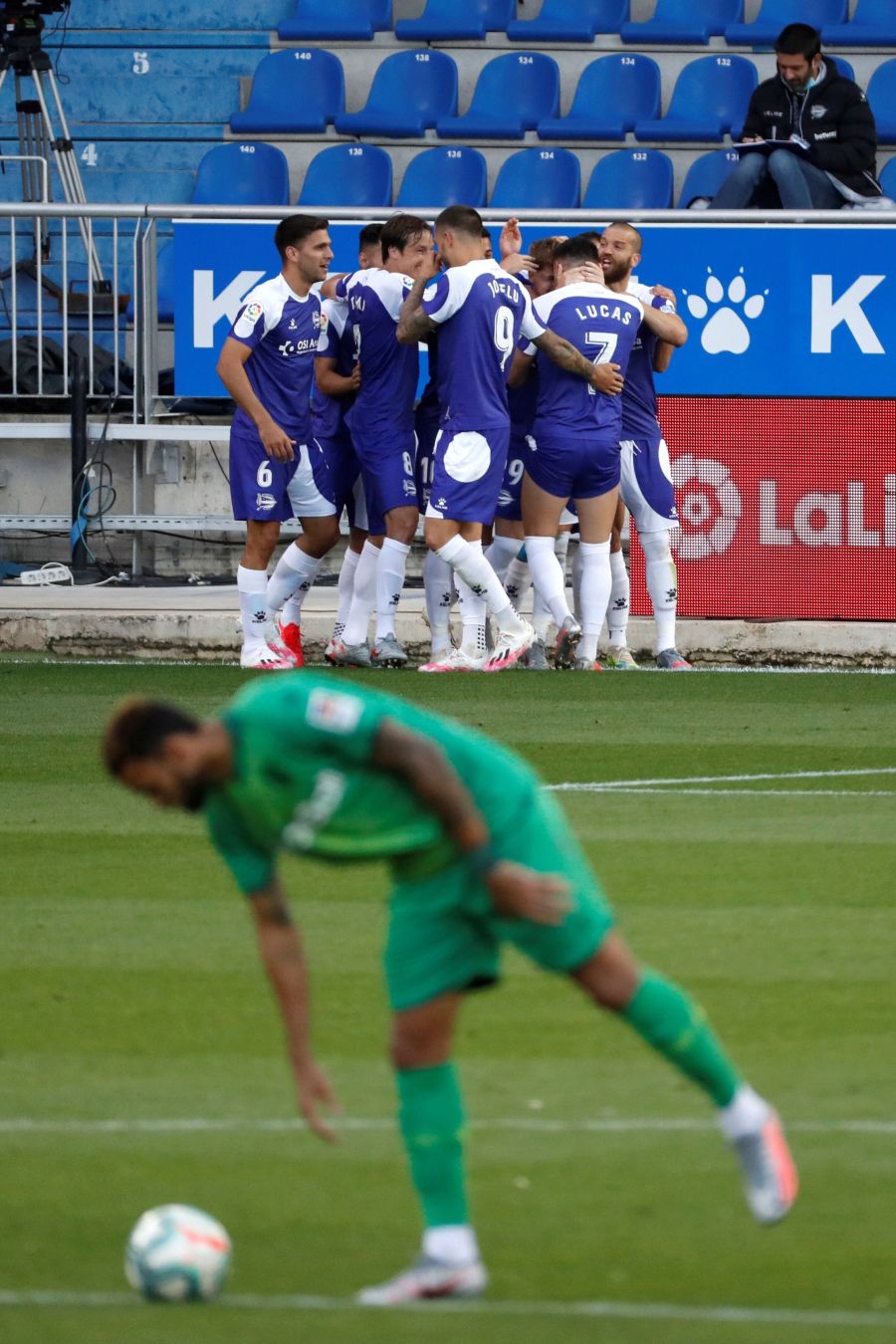 Las imágenes del encuentro disputado entre el Alavés y la Real Sociedad en Mendizorrotza