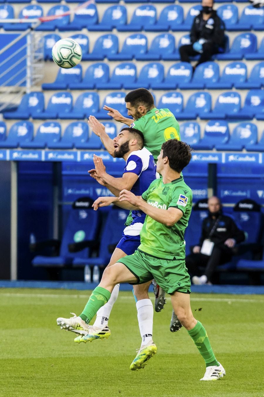 Las imágenes del encuentro disputado entre el Alavés y la Real Sociedad en Mendizorrotza