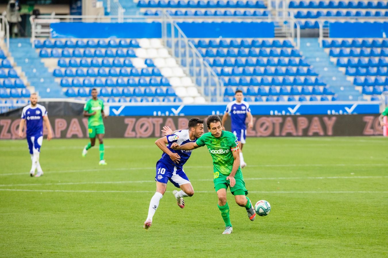 Las imágenes del encuentro disputado entre el Alavés y la Real Sociedad en Mendizorrotza