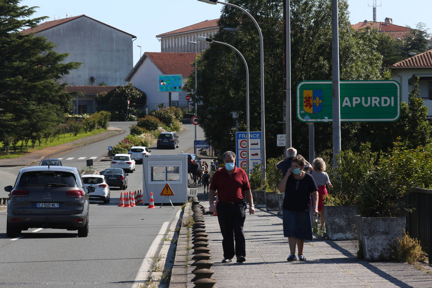 La normalidad vuelve a la muga