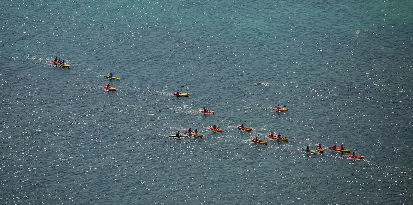 Ya están operativas en las playas de Gipuzkoa, entre ellas las de Donostia y Orio, las cámaras que servirán para controlar el aforo de los arenales.