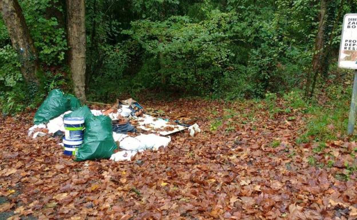 En Gipuzkoa hay más de 500 focos de basura dispersa