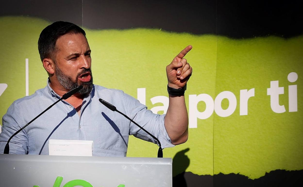 Santiago Abascal, líder de Vox.