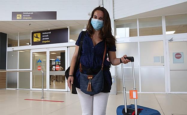 Patricia vino ayer para ver a su hermana y conocer a su «sobri».