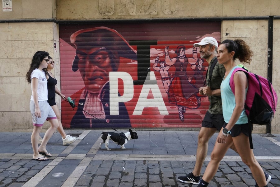Fotos: Pamplona sin fiestas de San Fermín