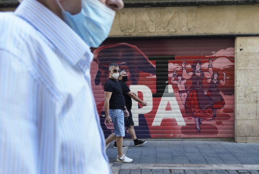 Fotos: Pamplona sin fiestas de San Fermín