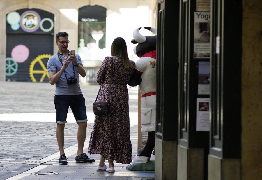 Fotos: Pamplona sin fiestas de San Fermín