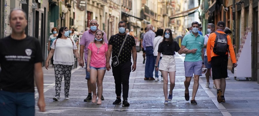 Fotos: Pamplona sin fiestas de San Fermín