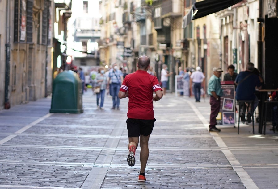 Fotos: Pamplona sin fiestas de San Fermín