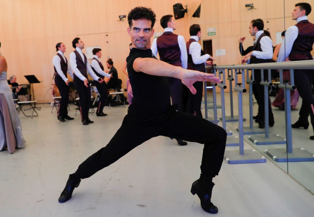 Ensayo general de 'Alento', la obra que la compañía de Antonio Najarro, ex director del Ballet Nacional Español, estrenará el próximo 11 de Julio dentro del marco 69 Festival Internacional de Música y Danza de Granada.