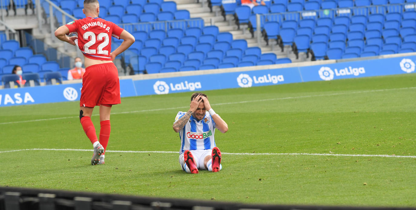 Las imágenes del encuentro disputado entre la Real Sociedad y el Granada en Anoeta