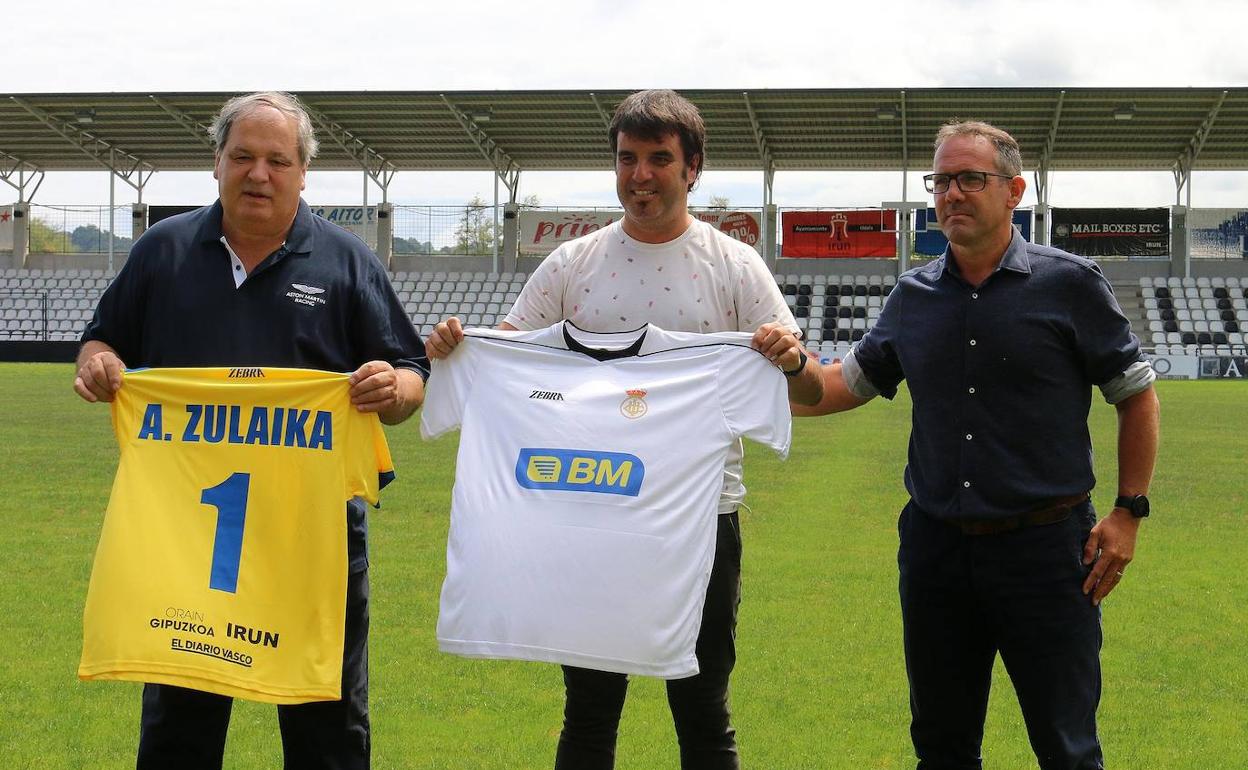 Presentación de Aitor Zulaika en el Stadium Gal este viernes.