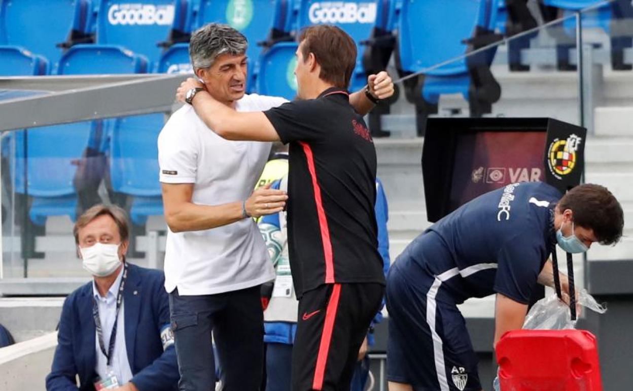 Alguacil saluda a Lopetegi