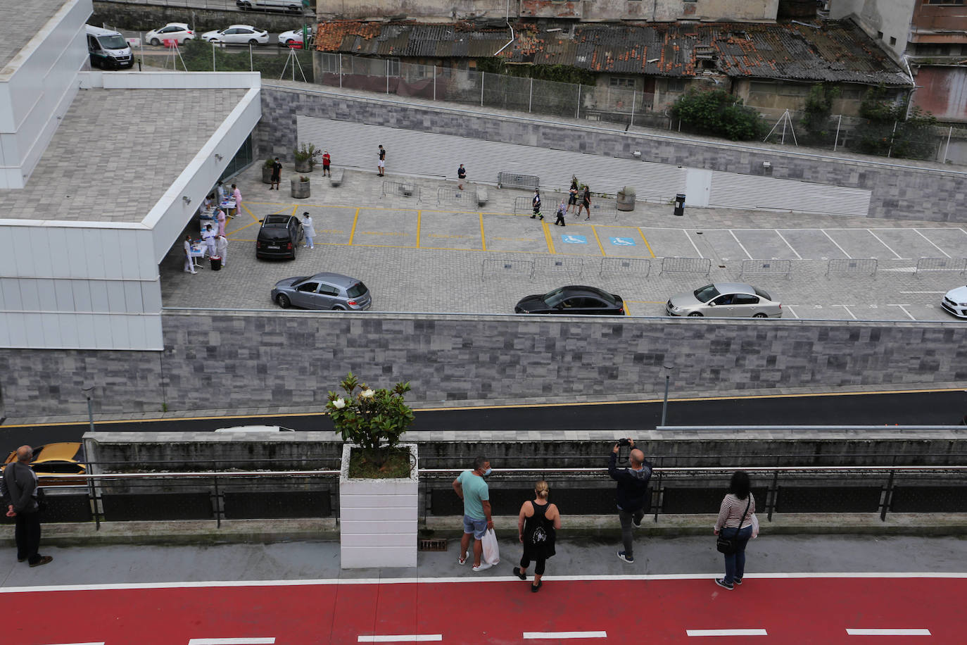 Pruebas PCR en Eibar. 