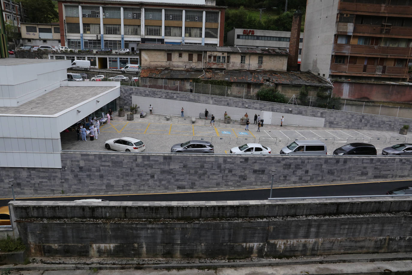 Pruebas PCR en Eibar. 
