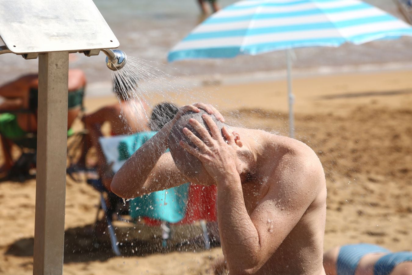 Gipuzkoa se ha despertado con temperaturas de en torno a los 30 grados. Un lunes que anticipa las altas temperaturas de finales de semana