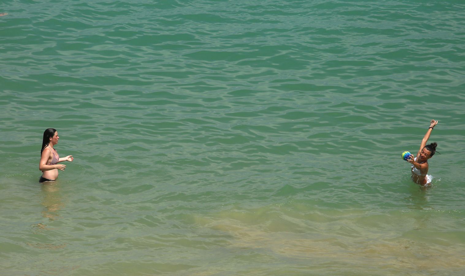 Gipuzkoa se ha despertado con temperaturas de en torno a los 30 grados. Un lunes que anticipa las altas temperaturas de finales de semana