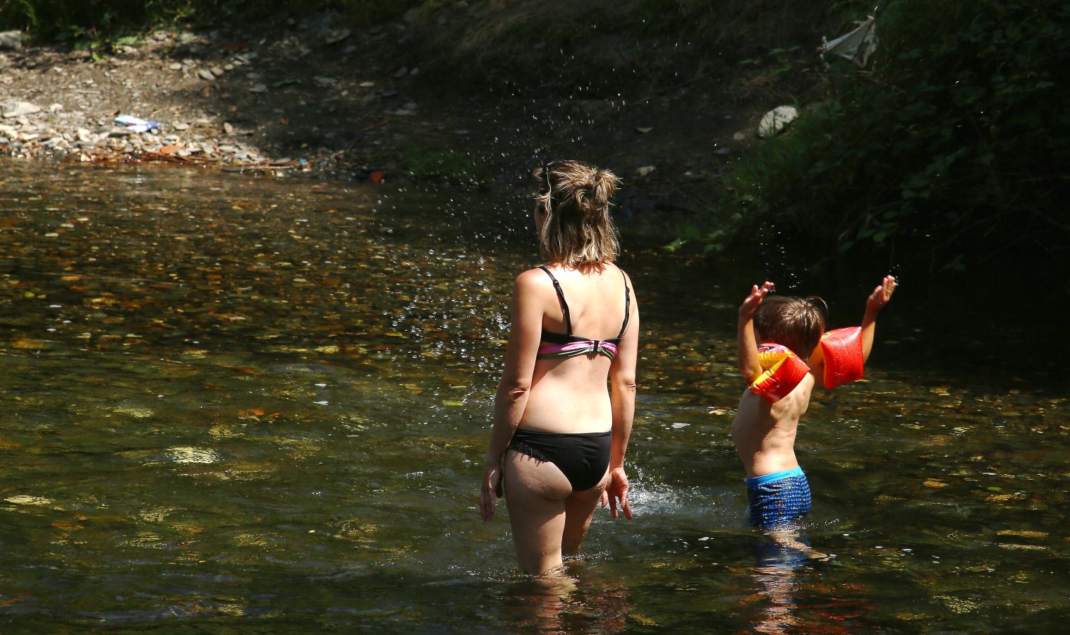 Gipuzkoa se ha despertado con temperaturas de en torno a los 30 grados. Un lunes que anticipa las altas temperaturas de finales de semana